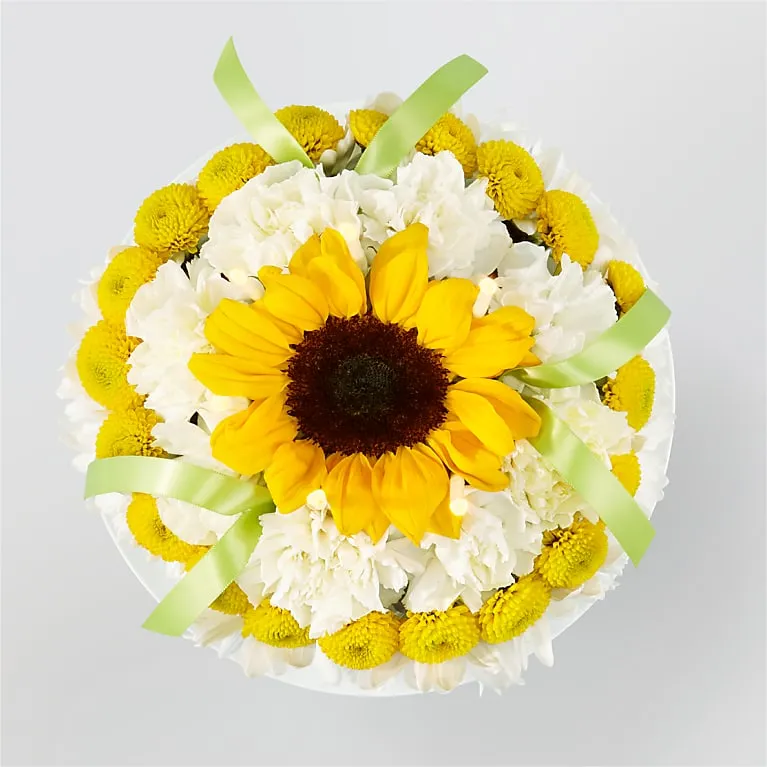 Birthday Smiles Floral Cake - Image 2