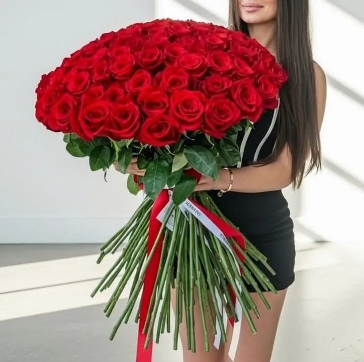 75 Long Stem Red Roses