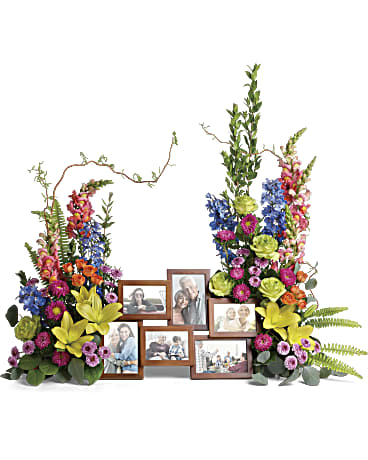 Loving Farewell Photo Tribute Bouquet - Image 3