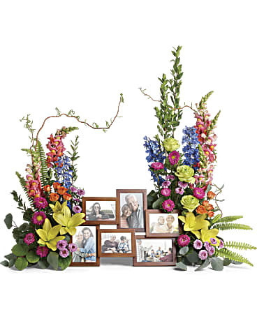 Loving Farewell Photo Tribute Bouquet - Image 2