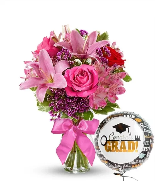 Rosy Celebration Bouquet - Image 2