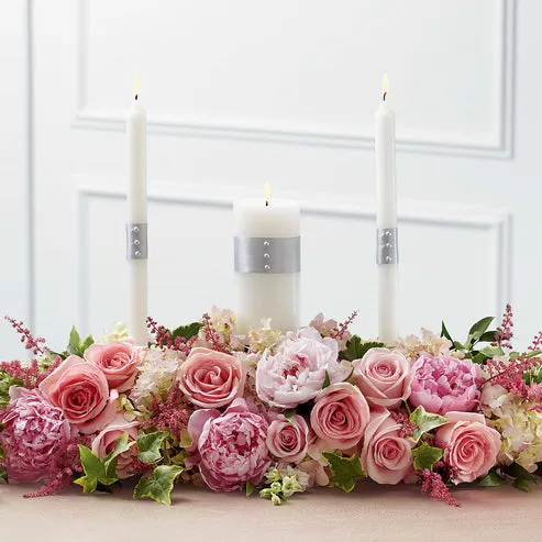 Worldwide Romance Unity Candle Arrangement